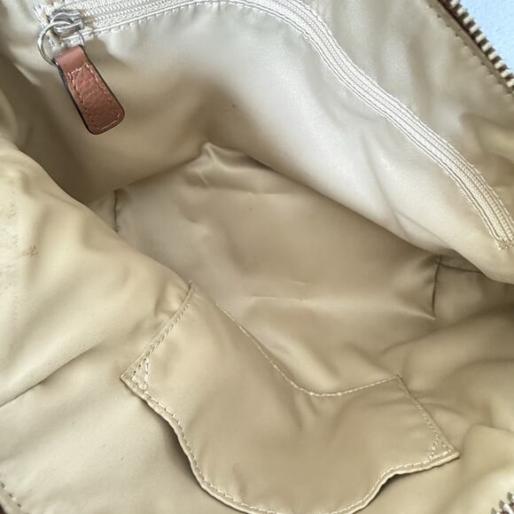 COACH Crossbody Shoulder Bag Brown Pebble Leather Black Hangtag - Picture 13 of 13